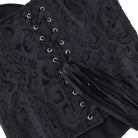 Kobine Women's Gothic Lace-up Jacquard Overbust Corset