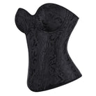 Kobine Women's Gothic Lace-up Jacquard Overbust Corset