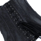 Kobine Women's Gothic Lace-up Rings Buckle Overbust Corset