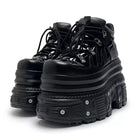 Kobine Women's Gothic Multi Stack Chunky Platform Sneakers