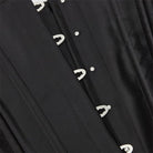 Kobine Women's Gothic Non-slip Faux Leather Overbust Corset