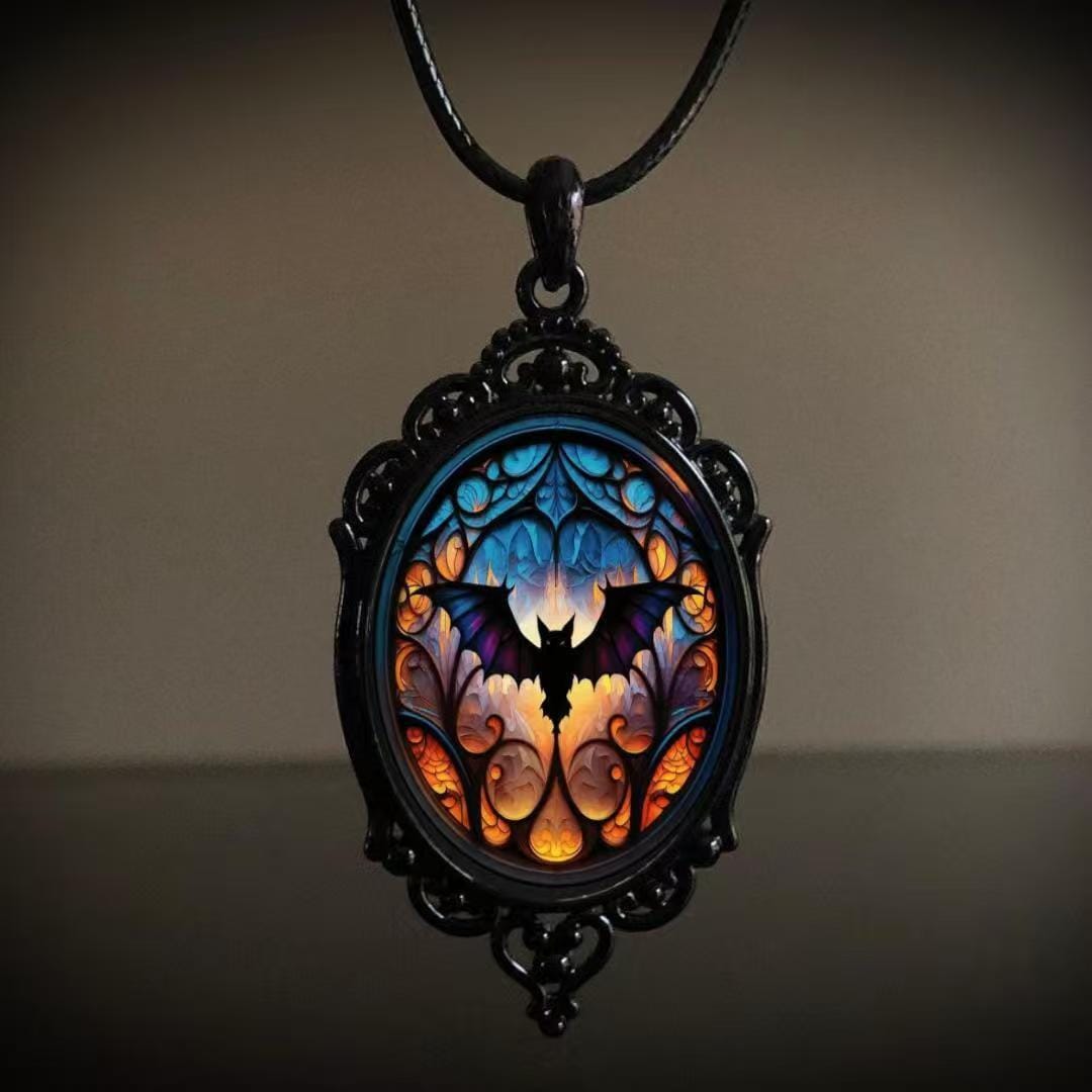 Kobine Women's Gothic Retro Witch Necklace Halloween ACC