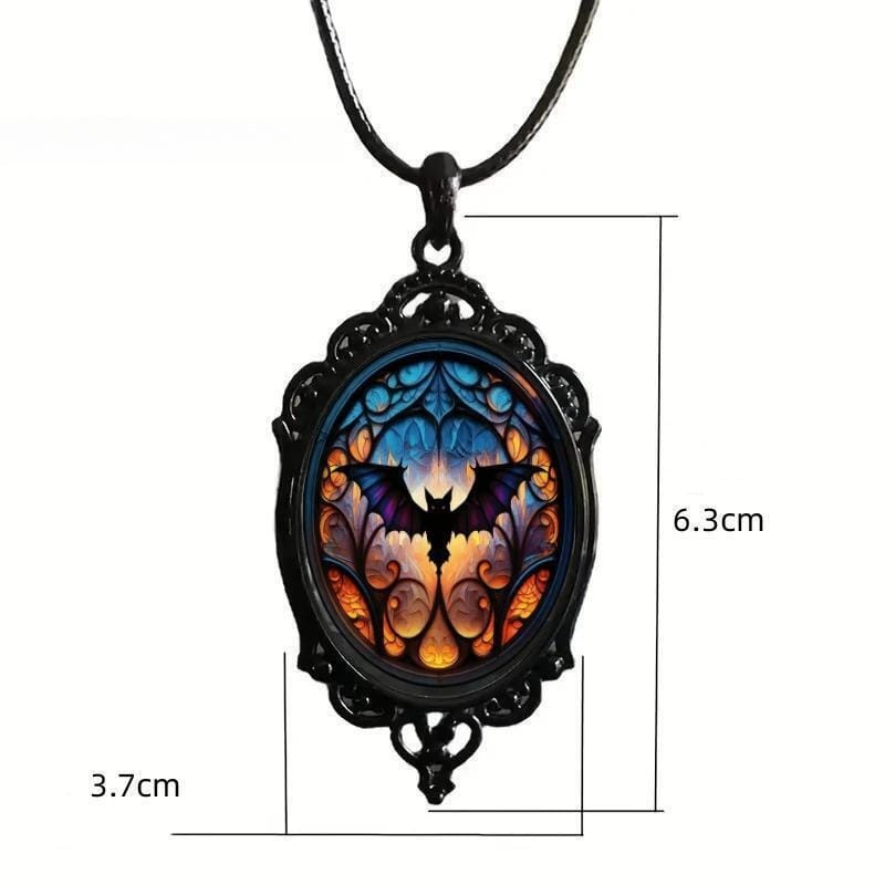 Kobine Women's Gothic Retro Witch Necklace Halloween ACC