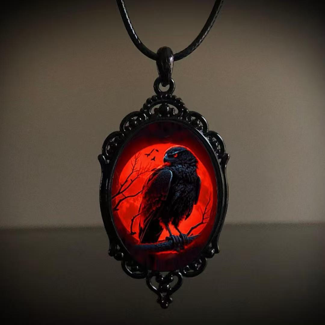 Kobine Women's Gothic Retro Witch Necklace Halloween ACC