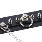 Kobine Women's Gothic Rivets&Chains Wide Chokers