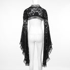 Kobine Women's Gothic Ruffled Flared Sleeved Lace Cape