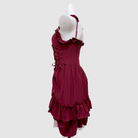 Kobine Women's Gothic Ruffled Layered Prom Slip Dress