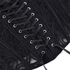 Kobine Women's Gothic Sheer Lace-up Overbust Corset