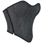 Kobine Women's Gothic Side Zipper Lace-up Overbust Corset