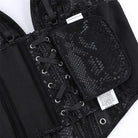Kobine Women's Gothic Snakeskin Pattern Lace-up Overbust Corset