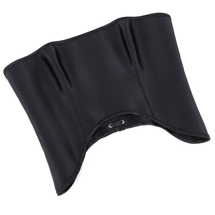 Kobine Women's Gothic Solid Color Lace-up Overbust Corset