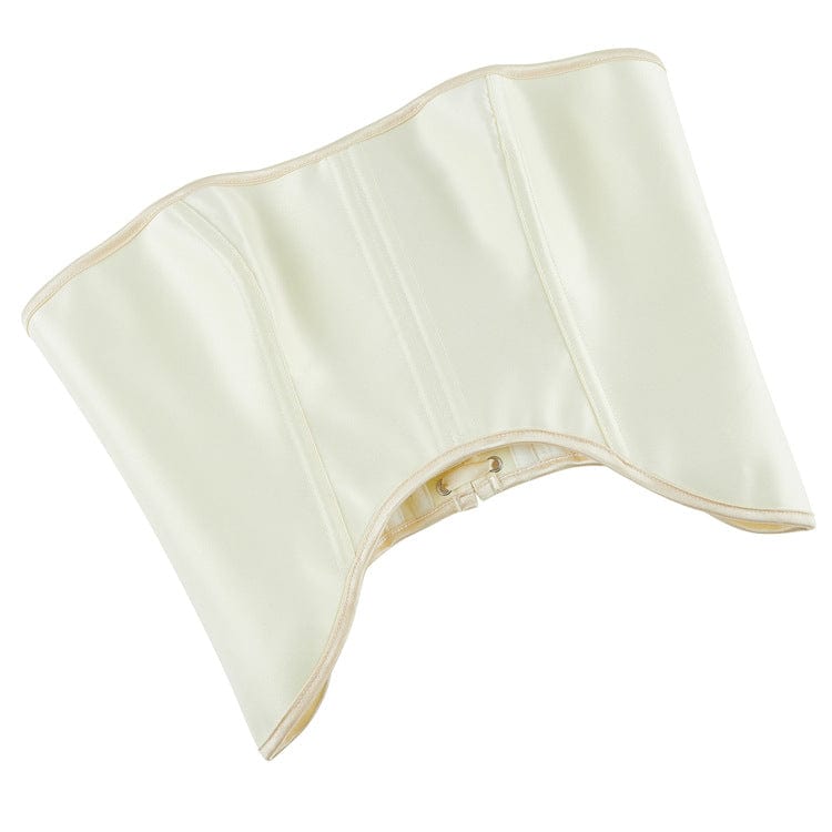 Kobine Women's Gothic Solid Color Lace-up Overbust Corset