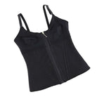 Kobine Women's Gothic Solid Color Zip Slip Overbust Corset