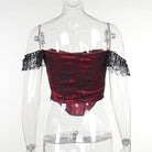 Kobine Women's Gothic Splice Lace Vest