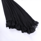 Kobine Women's Gothic Strappy Flared Sleeved Lace Shirt