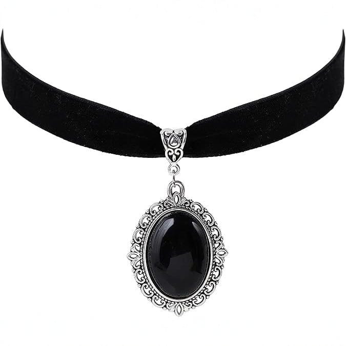 Kobine Women's Gothic Victorian Velvet Choker