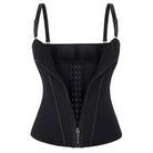 Kobine Women's Gothic Zip Slip Overbust Corset