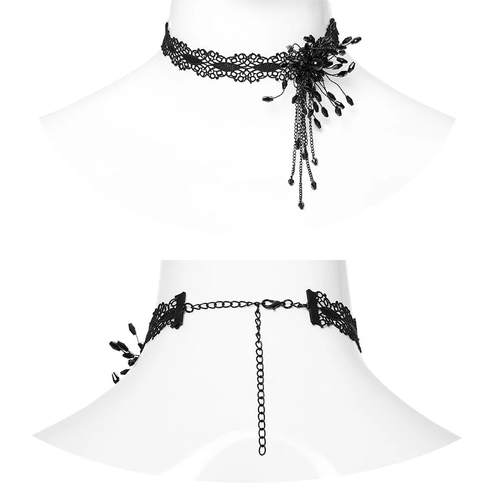 Kobine Women's Grunge Chain Halter Bikini Set