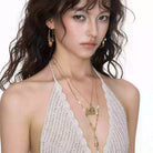 Kobine Women's Grunge Door Hand Layered Necklace