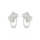 Kobine Women's Grunge Geometry Star Earrings