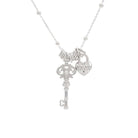 Kobine Women's Grunge Key & Heart Lock Necklace