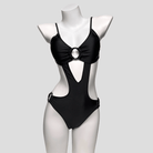 Kobine Women's Grunge Ring Cutout Swimsuit