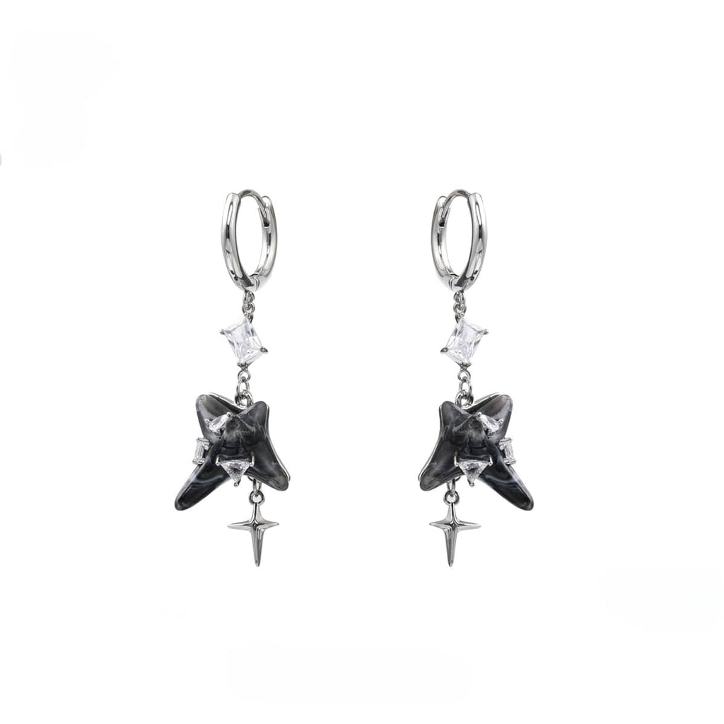 Kobine Women's Grunge Star Earrings