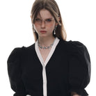 Kobine Women's Lolita Beaded Metal Rose Necklace