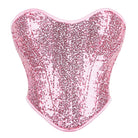 Kobine Women's Lolita Sequin Sparkled Overbust Corset