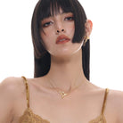 Kobine Women's Punk Angel Necklace