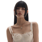 Kobine Women's Punk Angel Necklace