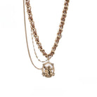 Kobine Women's Punk Angel Pendant Necklace