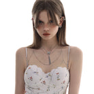 Kobine Women's Punk Beaded Layered Necklace