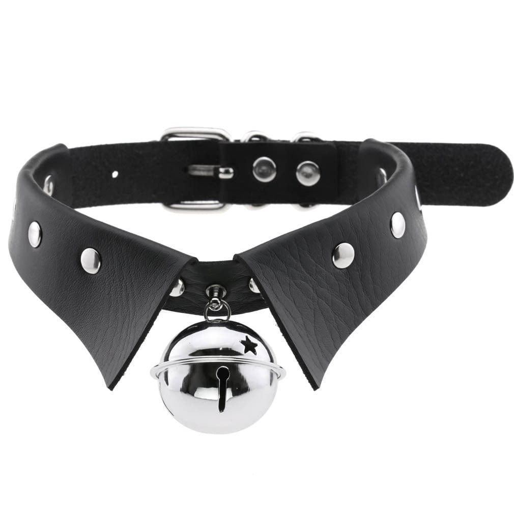 Kobine Women's Punk Bell Collar Choker