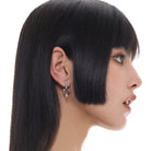 Kobine Women's Punk Cross Earrings