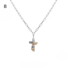 Kobine Women's Punk Cross Layered Choker