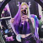 Kobine Women's Punk Faux Leather Bustier