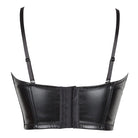 Kobine Women's Punk Faux Leather Bustier