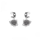 Kobine Women's Punk Heart Earrings