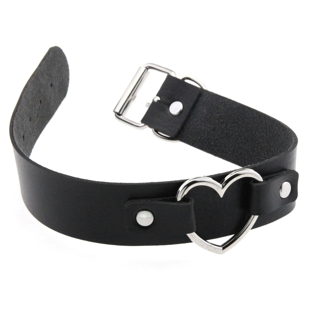 Kobine Women's Punk Heart Nailed Choker