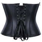 Kobine Women's Punk Irregular Lace-up Side Zipper Overbust Corset