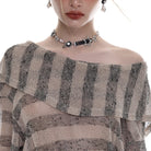 Kobine Women's Punk Irregular Star Baroque Pearl Necklace