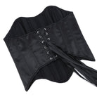 Kobine Women's Punk Lace-up Curved Hem Overbust Corset