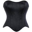 Kobine Women's Punk Lace-up Curved Hem Overbust Corset