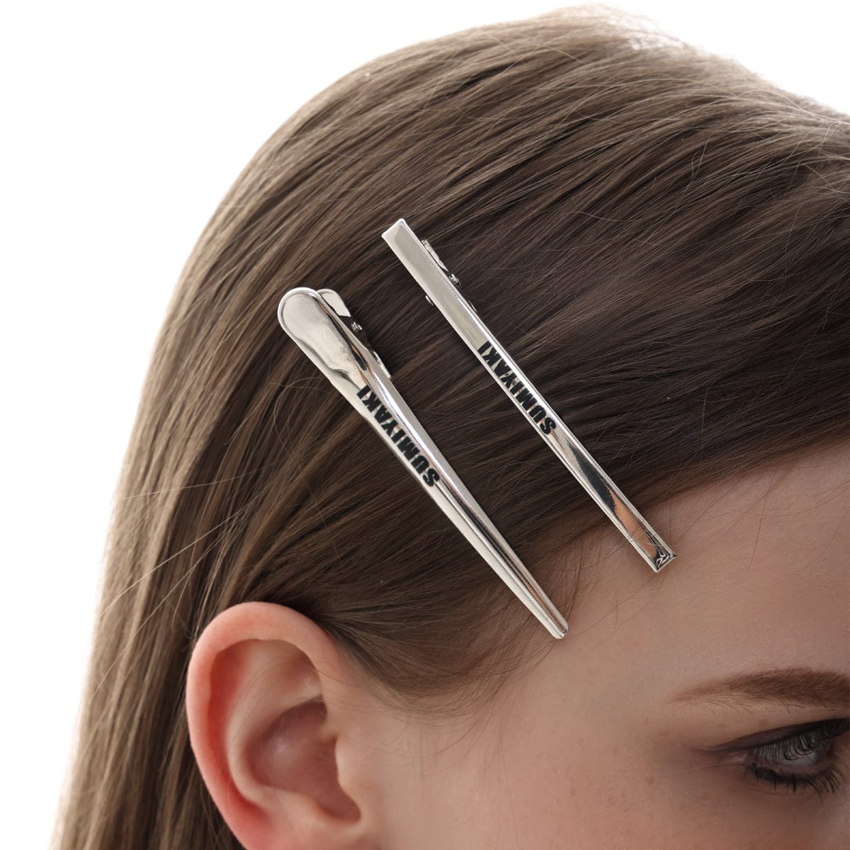 Kobine Women's Punk Letter Printed Hair Clip