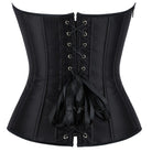 Kobine Women's Punk Solid Color Boned Overbust Corset