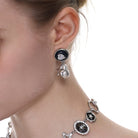 Kobine Women's Punk Star Baroque Pearl Earrings