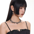 Kobine Women's Punk Star Beaded Necklace