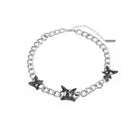 Kobine Women's Punk Star Necklace