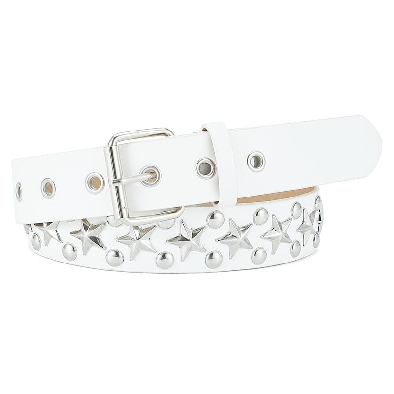 Kobine Women's Punk Star Studded Belts